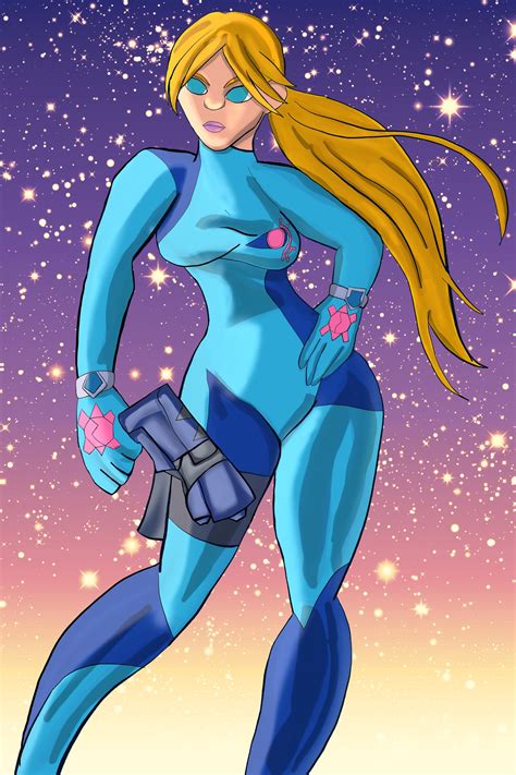 ArtStation - Zero suit Samus