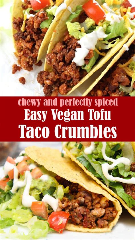 Easy Vegan Tofu Taco Crumbles – Reserveamana