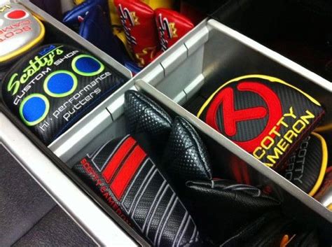 Titleist keeps drawers loaded with putterhead covers in the truck it ...