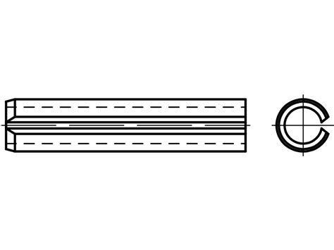 DIN 1481 / ISO 8752 / PN 85023 spring pins - EUROBOLT