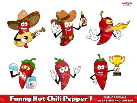 Funny Hot Chili Pepper Graphic By Hittoon Creative Fabrica