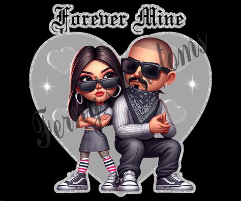 5 Forever Mine Valentine Cholo Chola Png Spanish Couple Valentine Png