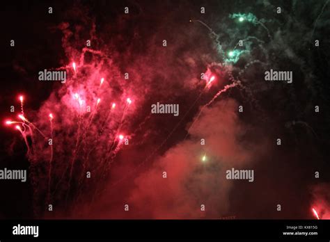 Us Army National Guard Firework Display Stock Photo Alamy