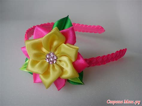 Новые ободки - Канзаши - Страна Мам