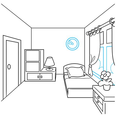 How To Draw A Room Really Easy Drawing Tutorial