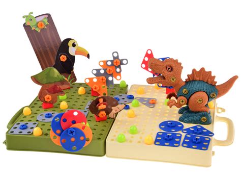 Dinosaur world assembly set, drill screws ZA4780 | toys \ blocks ...