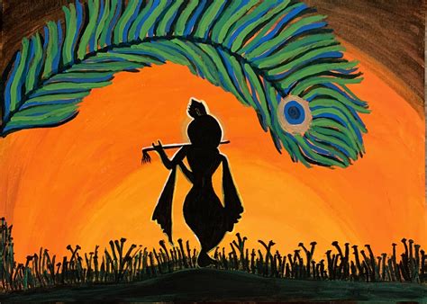 lord krishna painting  acrylics krishna painting painting
