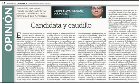 Candidata Y Caudillo “el Gobierno De Claudia Sheinbaum Ocultó Información Sobre La Gravedad De