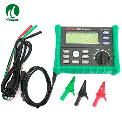 Ms5910 Rcdloop Resistance Tester Test Current Multipliers 05 1 And 5