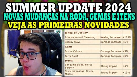 Tibia Summer Update Primeiras Novidades Youtube