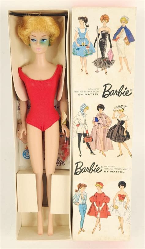 At Auction Vintage Barbie No Blonde Bubble Cut In Box