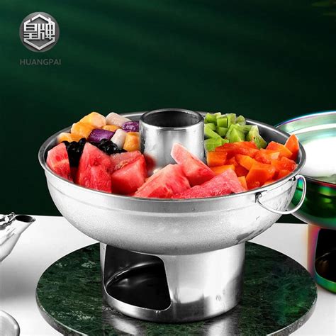 Thai Stainless Steel Tomyam Pot Stainless Steel Shabu Pot Hot Pot Charcoal Periuk Tomyam Arang