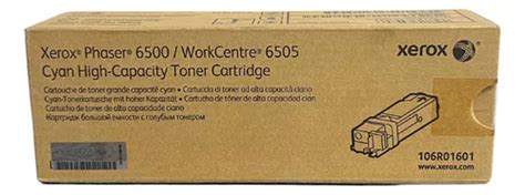 Toner Original Xerox Phaser 6500 Cyan 106r01601 | Meses sin interés