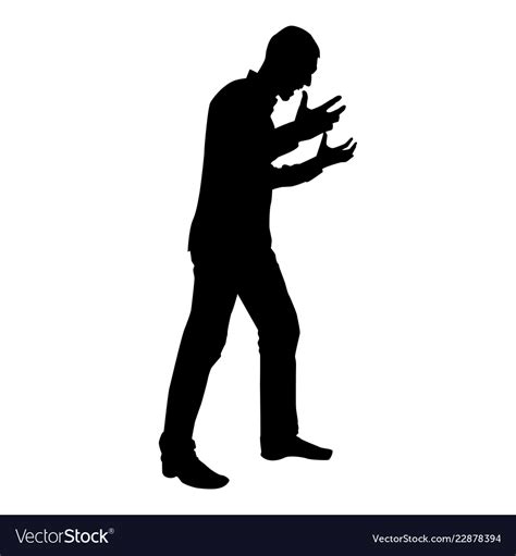 Yelling Silhouette