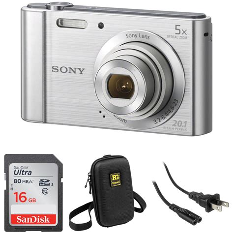 Sony Cyber-shot DSC-W800 Digital Camera with Accessories Kit B&H