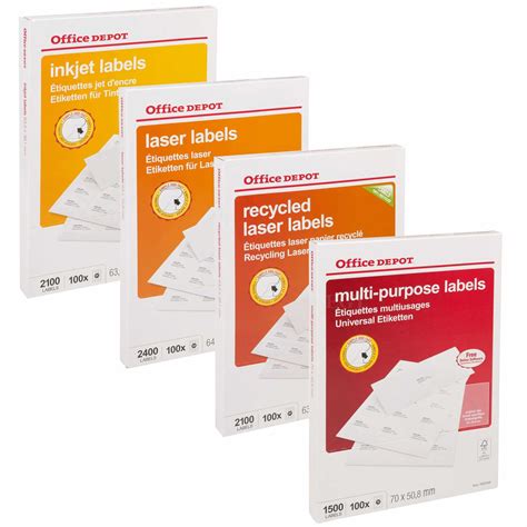 Office Depot Address Labels Template