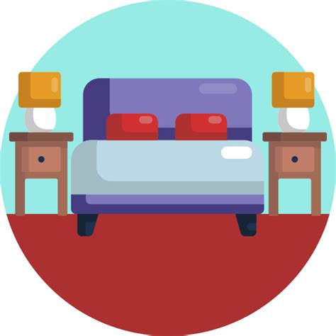 Hotel Bed Generic Circular Icon