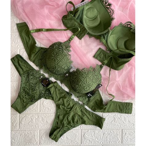 Conjunto de lingerie renda Grippir bojo bolha e ótima sustentação Shopee Brasil