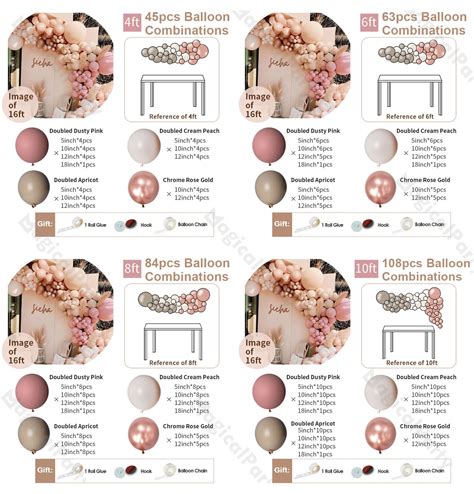 158pcs Pastel Blush Balloons Garland Kit Nude Apricot Copper Etsy