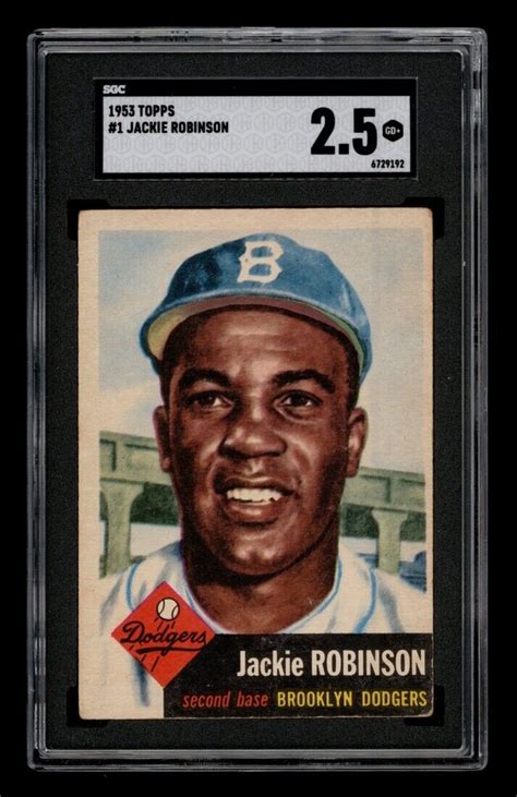 Topps Set Break Jackie Robinson Sgc Gd Ebay