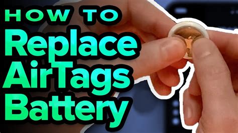 How To Replace An Airtag Battery Youtube