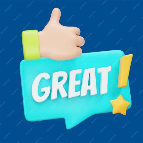 Free Psd 3d Rendering Of Positive Vibe Icon