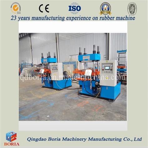 Ton Vacuum Rubber Press Moulding Machine Double Station For Rubber