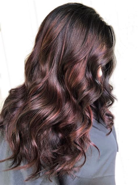 Dark Auburn Balayage Auburn Balayage Hair Styles Balayage