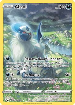 Absol Zénith Suprême Galerie de Galar Encyclopédie des cartes du