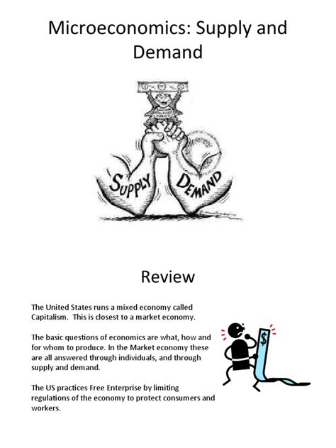 Microeconomics: Supply and Demand | PDF | Demand | Supply (Economics)