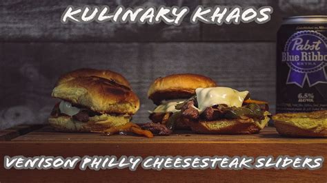 Venison Philly Cheesesteak Sliders Youtube