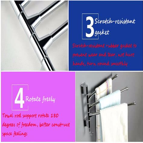 Полотенцесушитель Из Нержавеющей Стали вращающаяся стойка для полотенец ...