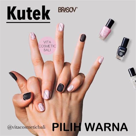 Jual BRASOV Kutek Cat Kuku Nude 8 ML BPOM Nail Polish Kutex Kuteks Cat Kuk 69 Kota Denpasar