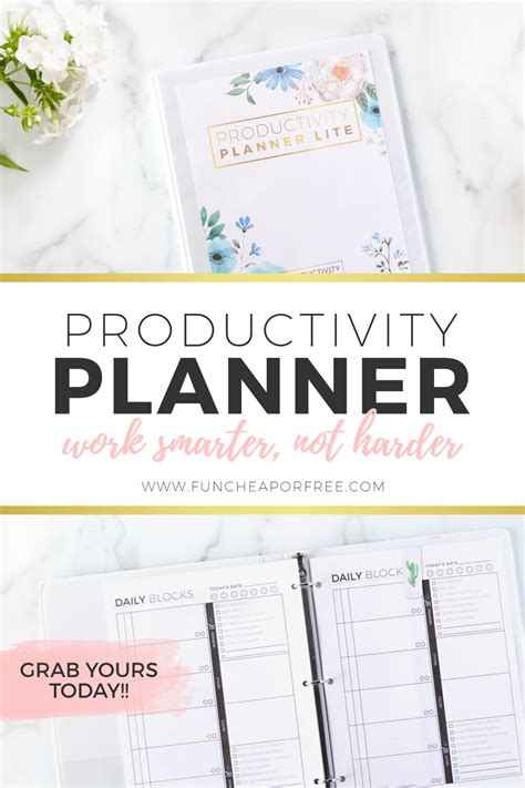 Productivity-Planner - Fun Cheap or Free