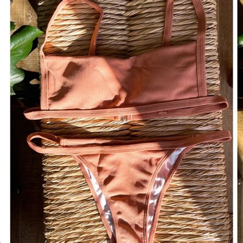 Zaful Swim Peachnude Color Bikini Poshmark