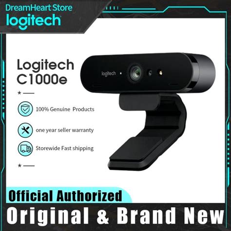 Logitech BRIO C1000e 4K HD Webcam For Video Conference Streaming ...