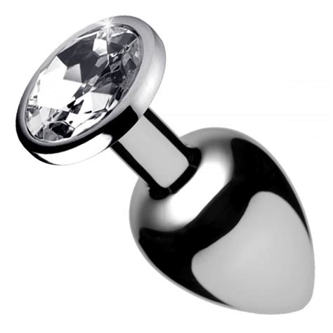 Tapón anal con gemas transparentes pequeño WiFi Video Juegos