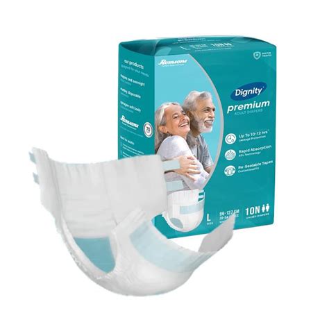 Buy Romsons Dignity Premium Adult Diaper Pack Of 10 In UAE