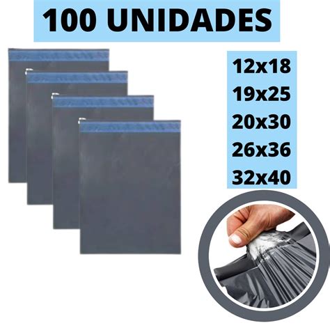 Envelope de Segurança Lacre Preto Pacote 100 Unidades Saco