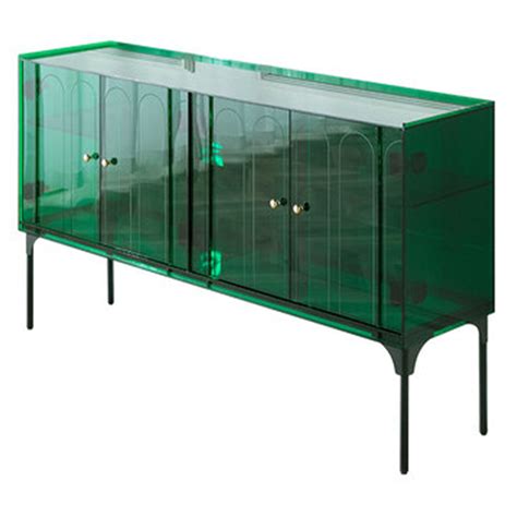 Зеленый комод из акрила Green Acrylic Furniture Chest of Drawers по ...