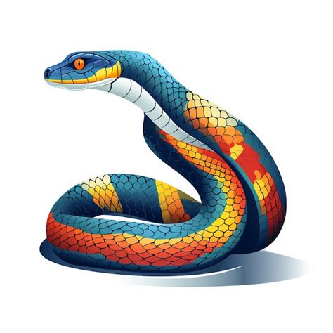 Ilustración diseño vectorial animal cobra símbolo gráfico serpiente