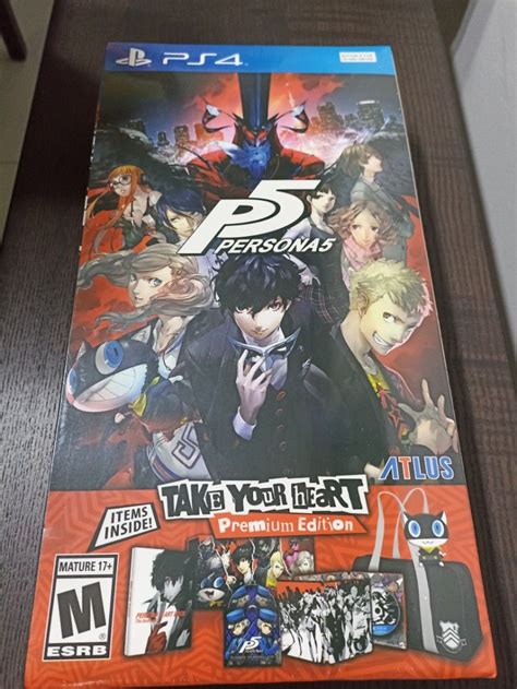 Persona 5 Take Your Heart Premium Edition PS 4 Video Gaming Video