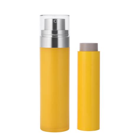 Ml Ml Pet Cylindrical Refillable Airless Bottle Wholesale