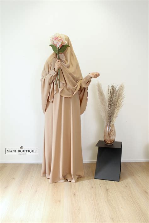 Khimaar Nude Beige Heup En Knie Lightweight Boutique Mani