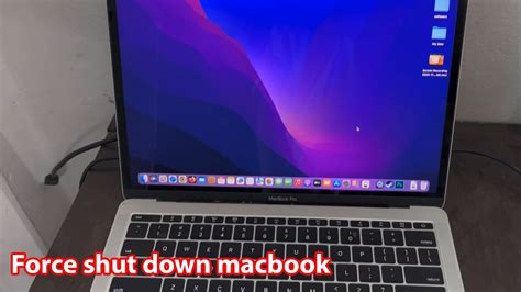 How To Force Shut Down Macbook Pro Air Youtube