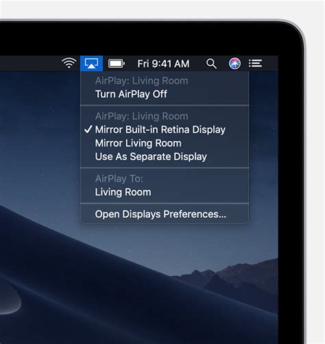 how to do airplay from mac