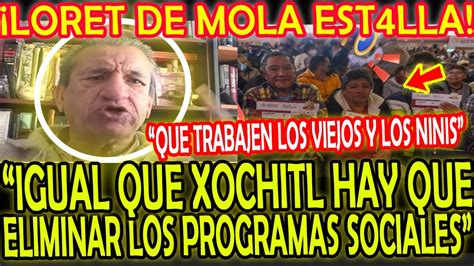 LORET DE MOLA EST4LL4 ELIMINAREMOS LOS PROGRAMAS SOCIALES Y