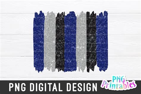 Glitter Brush Strokes Background Png Blue Silver