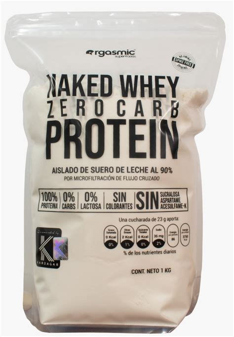 Proteina Orgasmic Naked Whey Zero Carb 2 20lb 1kg Envio Full Mercado Libre