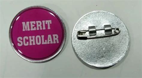 Pin Badge Printed Rectangle Aluminium Badges For Tingschool And Company Usage At Rs 30 In